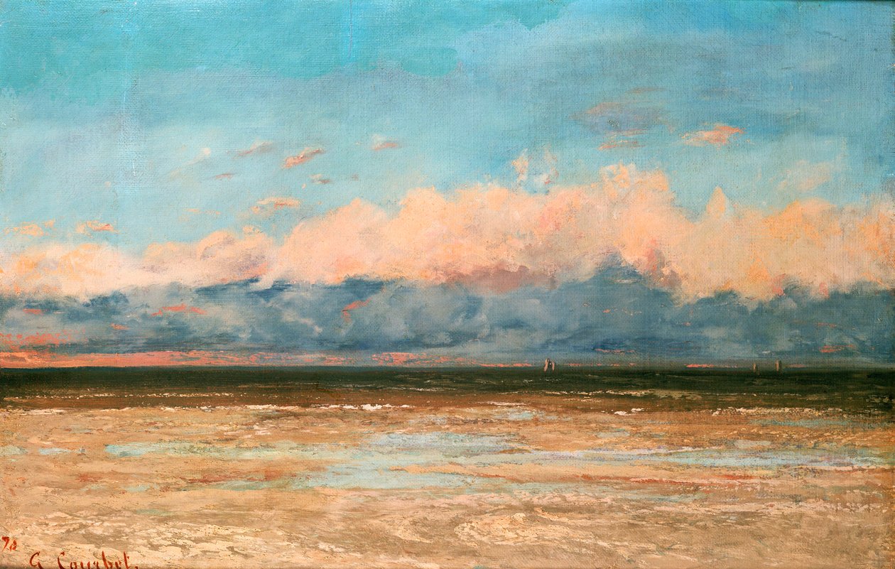 Tenger Palavasnál, 1870 alkotó: Gustave Courbet