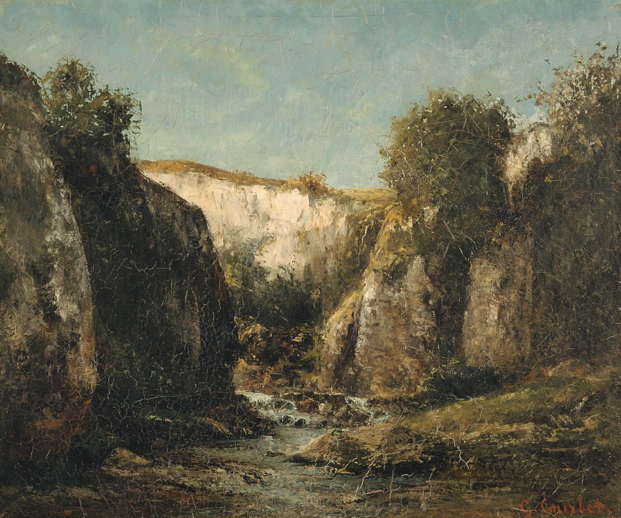 A kétségek forrása, 1871 alkotó: Gustave Courbet