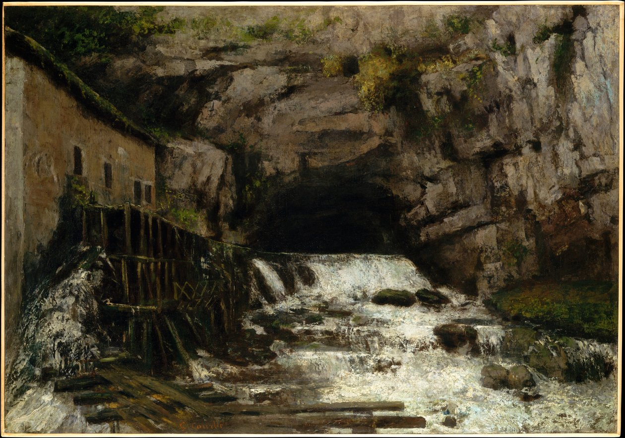 A Loue forrása alkotó: Gustave Courbet