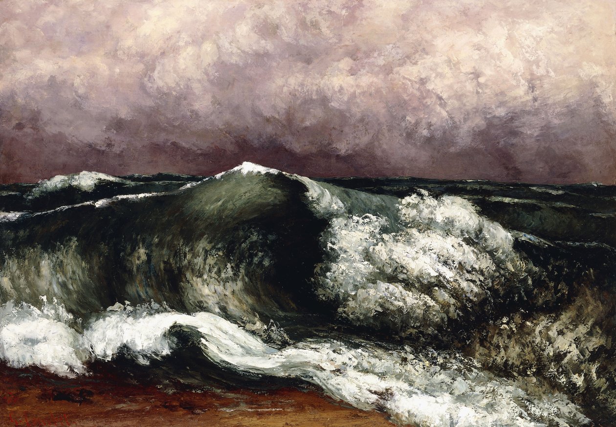 A hullám, 1869 alkotó: Gustave Courbet