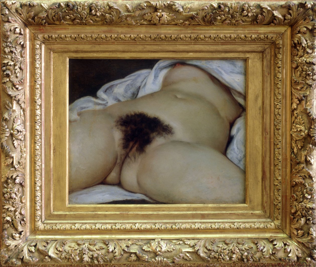 A világ eredete - A modell Joanna Hiffernan lehet, akit Jo néven ismernek - Gustave Courbet festménye alkotó: Gustave Courbet