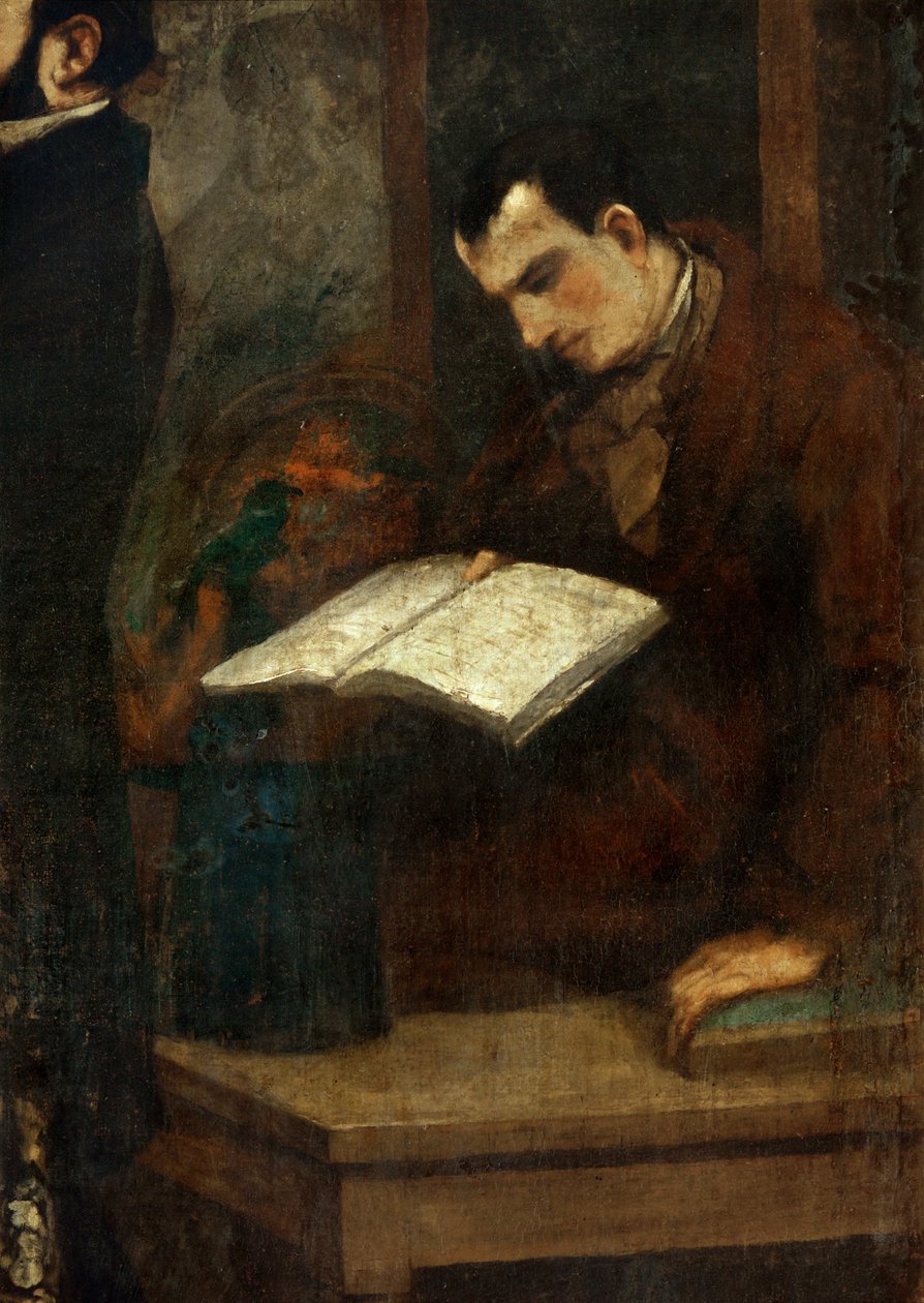 A költő Charles Baudelaire felolvasása alkotó: Gustave Courbet