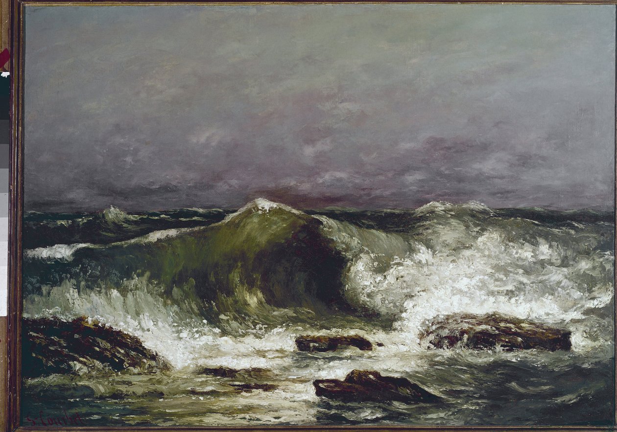 A hullám Gustave Courbet festménye alkotó: Gustave Courbet