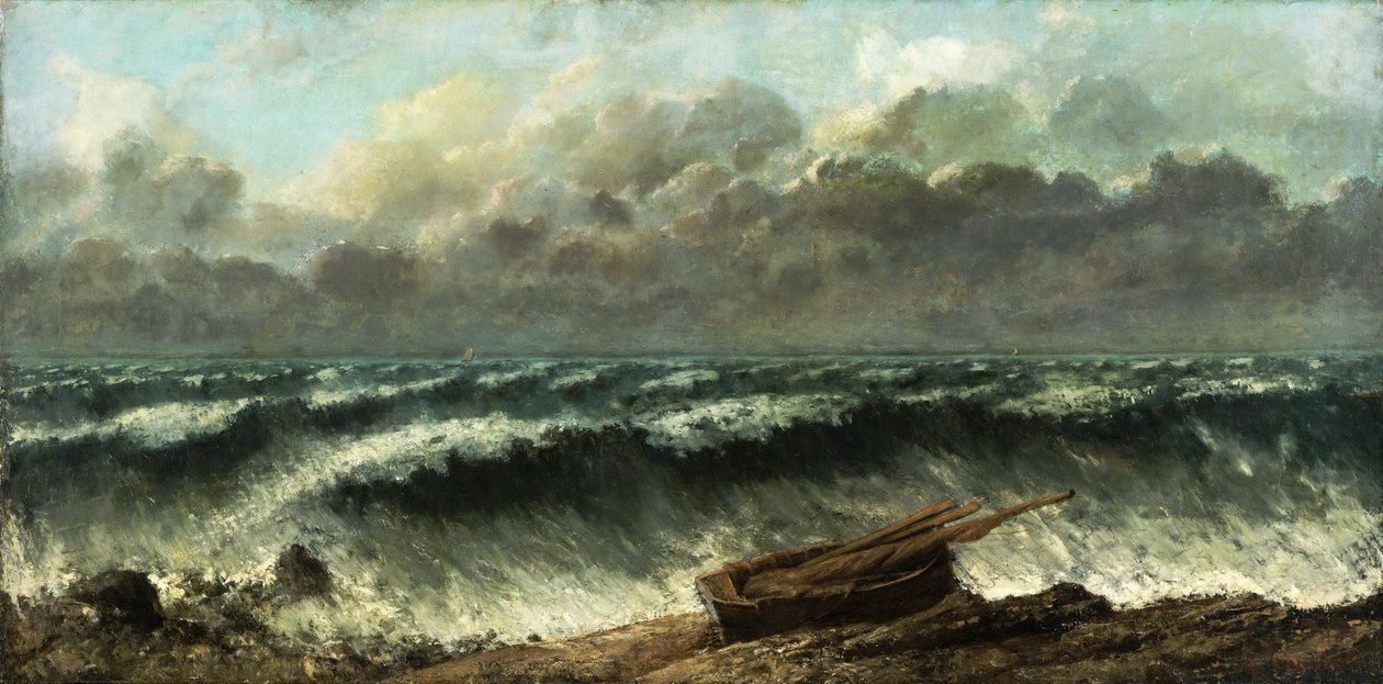 Hullámok alkotó: Gustave Courbet
