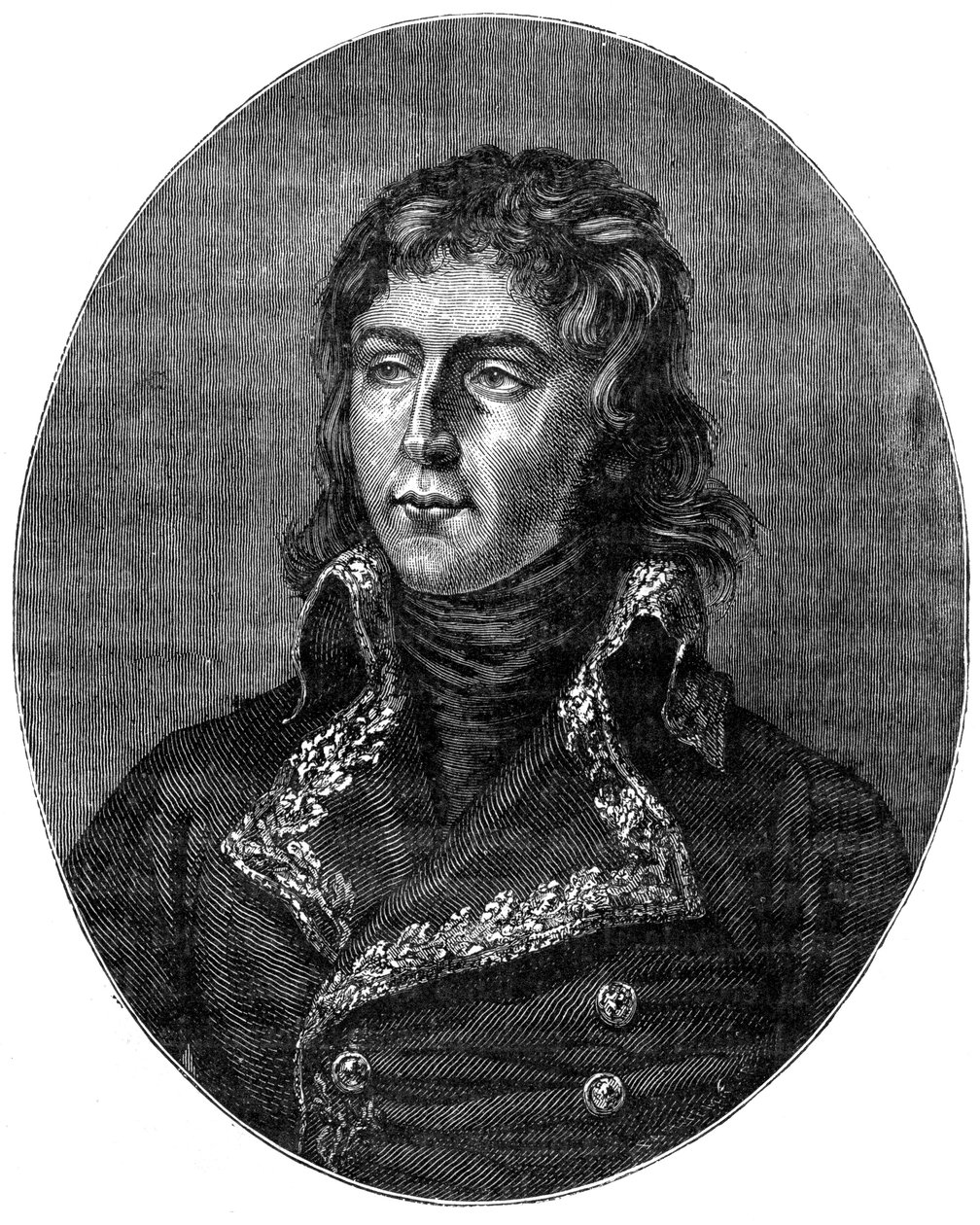 Louis Charles Antoine Desaix francia tábornok és katonai vezető, 1898 alkotó: Gustave Demoulin