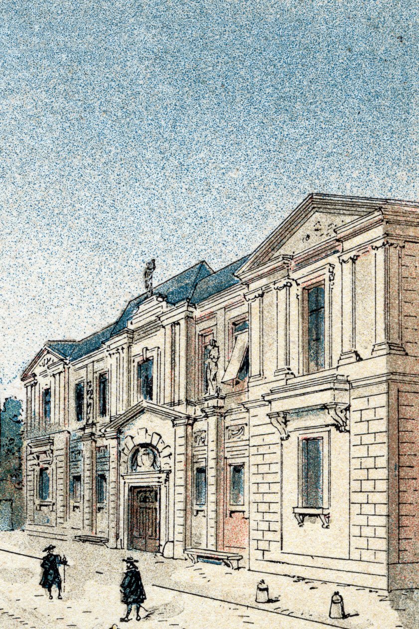 Kilátás a Hotel Carnavaletre, Sevigne márkinőjének rezidenciájára alkotó: Gustave Demoulin