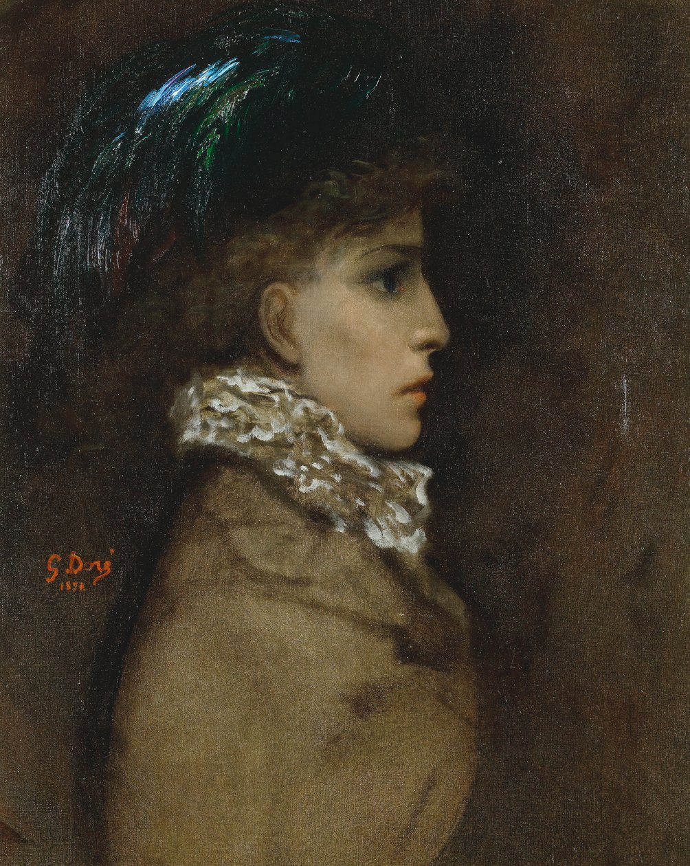 Gustave Doré, 1870 - Sarah Bernhardt alkotó: Gustave Dore