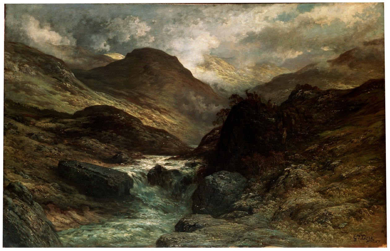 Egy kanyon, 1878. alkotó: Gustave Dore