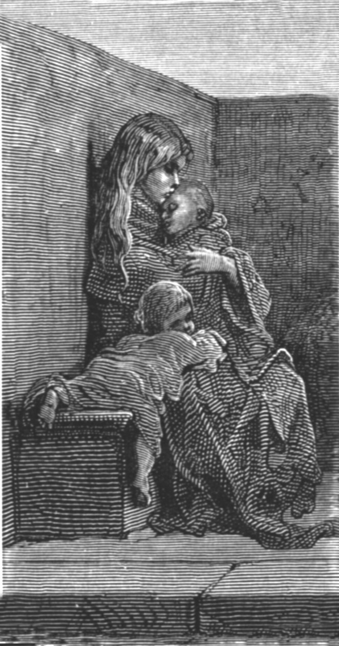 „Hideg pihenőhely”, 1872. alkotó: Gustave Dore