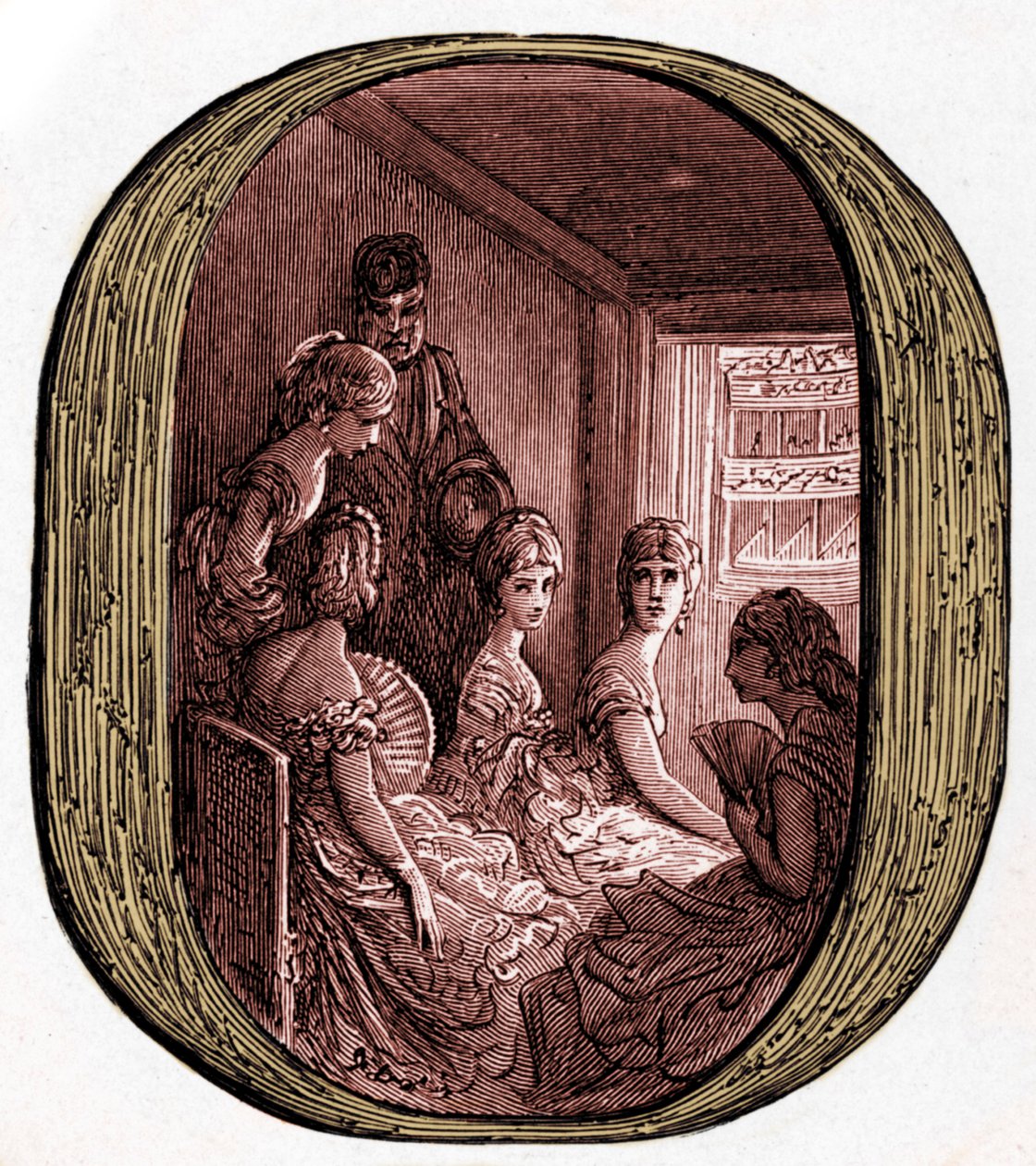 Doré operadoboza a királyi operaházban alkotó: Gustave Dore