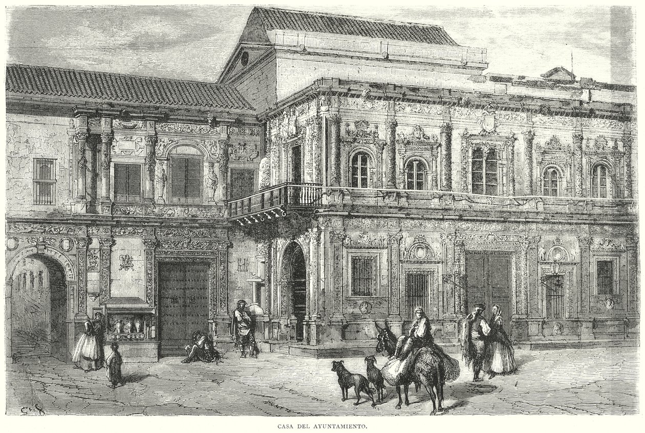 Városháza (metszet) alkotó: Gustave Dore