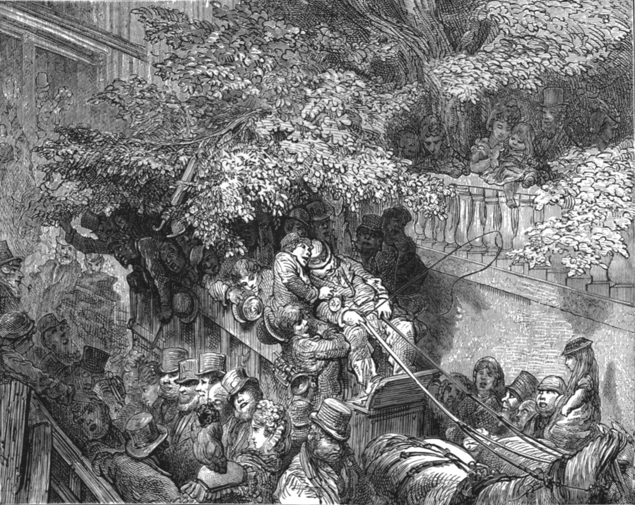 „Elkapták az ágakat”, 1872. alkotó: Gustave Dore