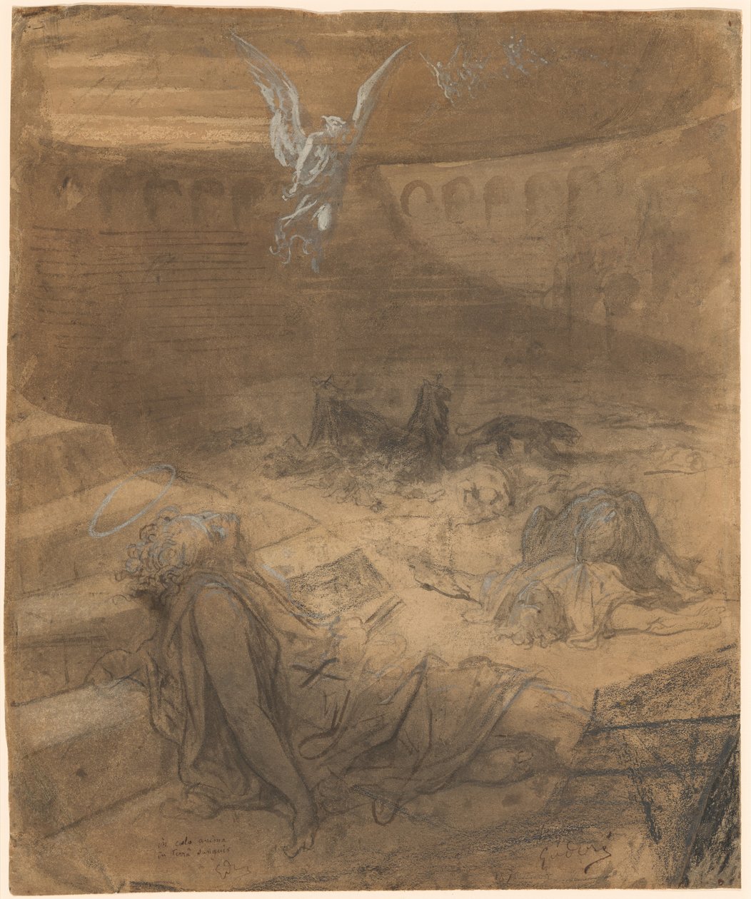 Keresztény vértanúk alkotó: Gustave Dore