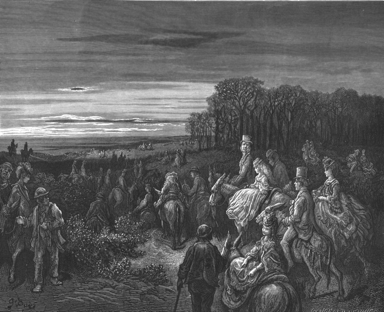 "Hampstead Heath", 1872. alkotó: Gustave Dore