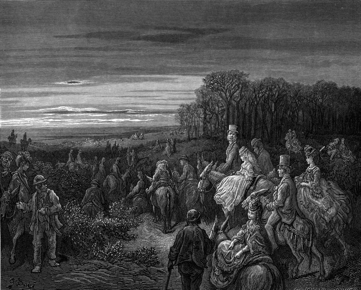 Hampstead Heath, Gustave Doré alkotó: Gustave Dore