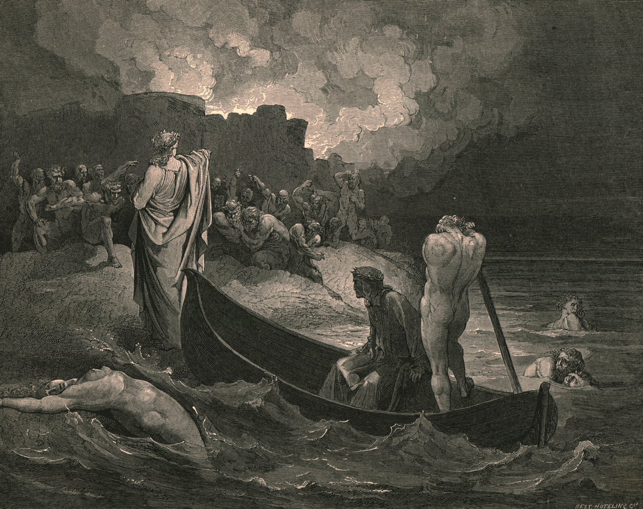Nem hallottam, milyen feltételeket kínált nekik, c1890. alkotó: Gustave Dore