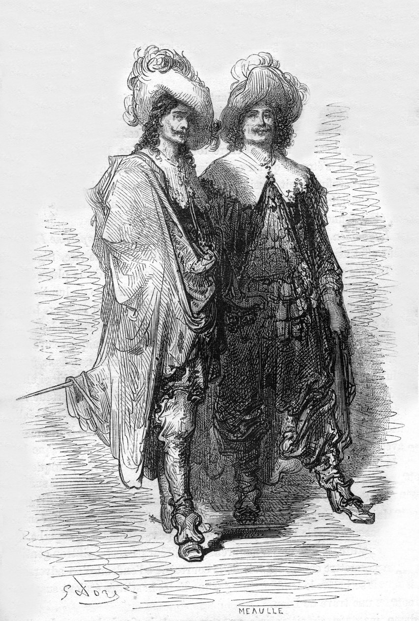 Gustave Dore illusztrációja TheophileGautier Fracasse kapitány című könyvéhez. alkotó: Gustave Dore