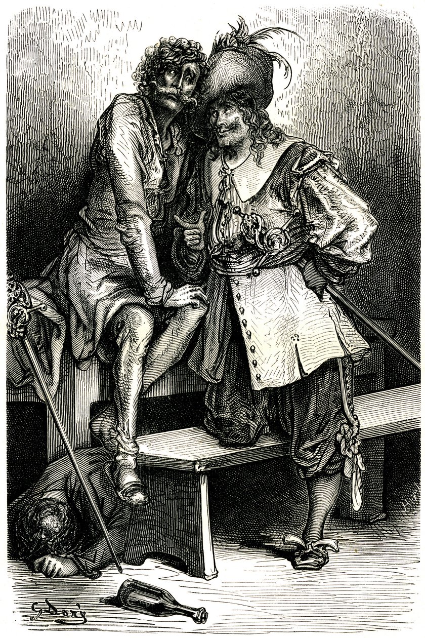 Illusztráció a Fracasse kapitányhoz alkotó: Gustave Dore