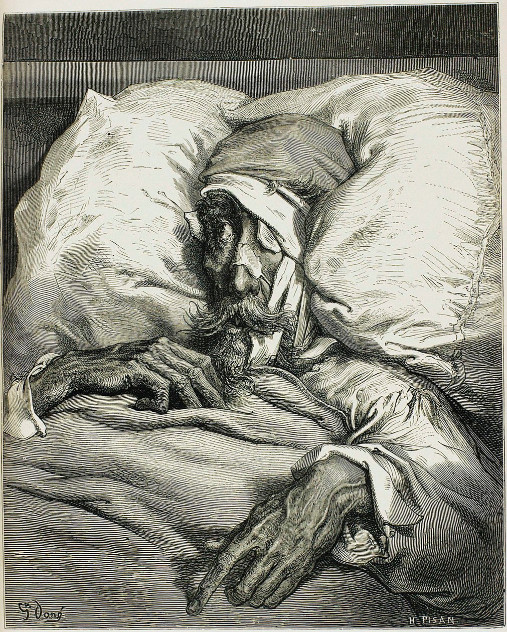 Illusztráció Miguel de Cervantes Don Quijote című regényéből, 1863. alkotó: Gustave Dore