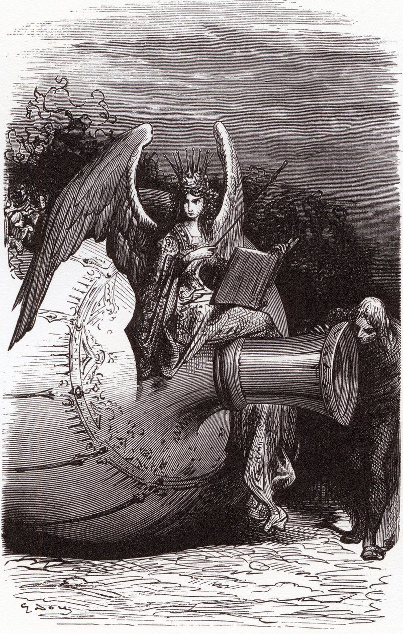 Gustave Dore illusztrációja Francois Rabelais összes művéhez: A búvárpalack (ötödik könyv) alkotó: Gustave Dore