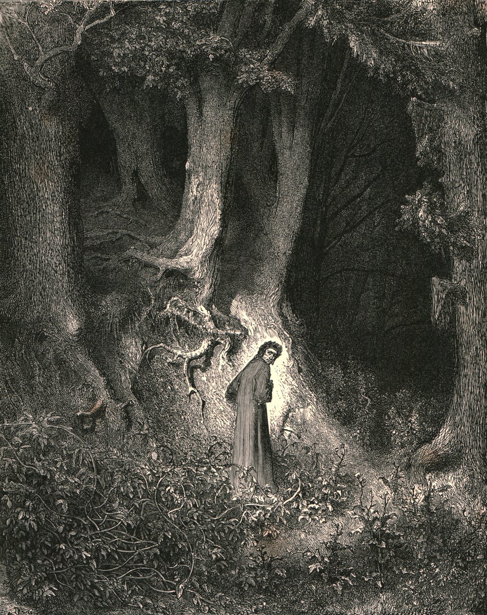 Halandó életünk közepén, 1890. alkotó: Gustave Dore