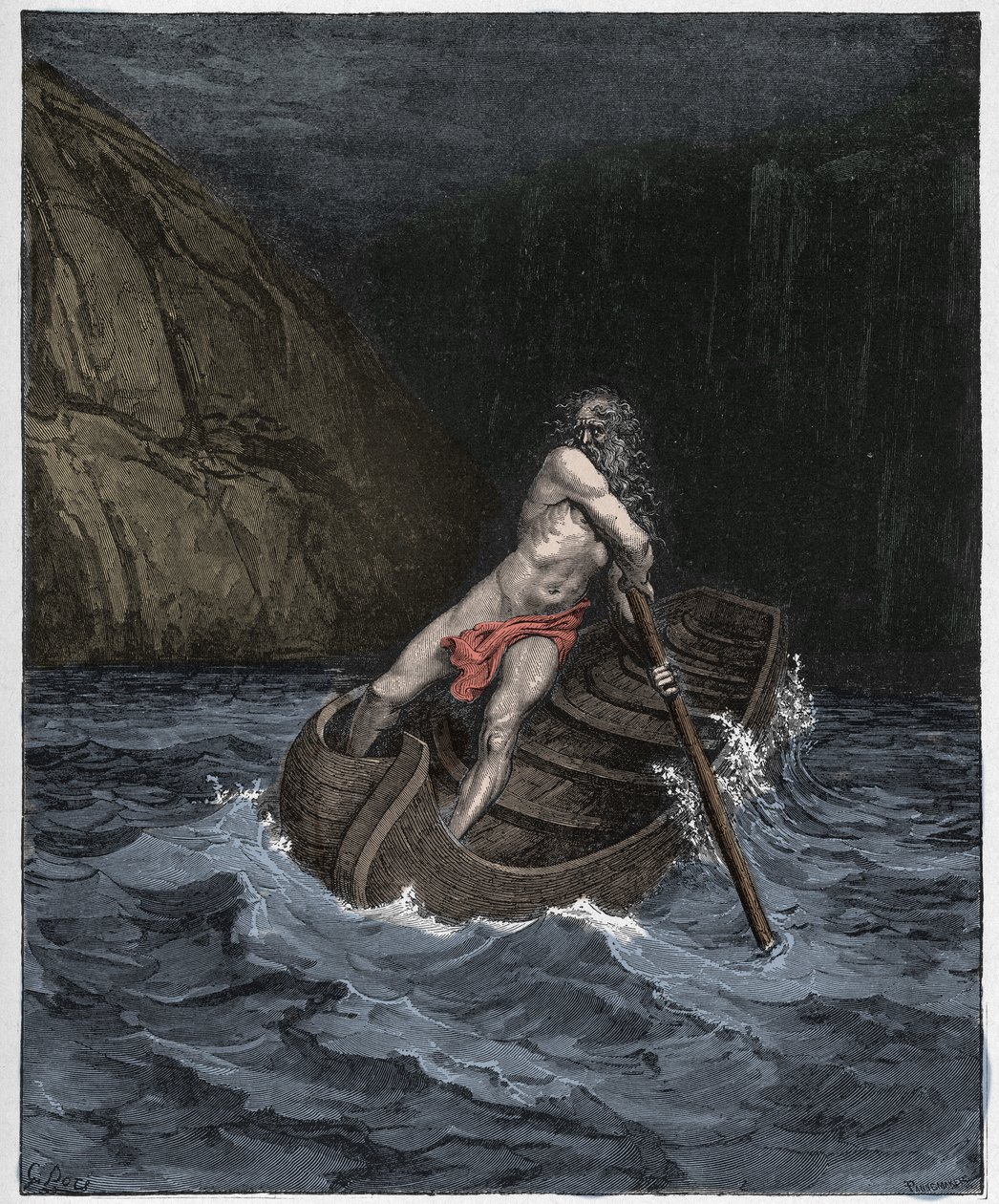 Pokol, 3. dal: Charon alkotó: Gustave Dore