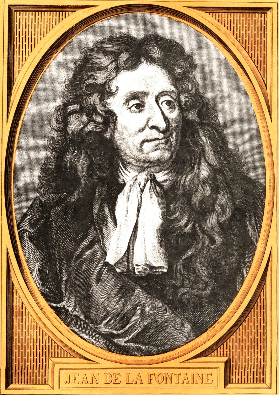 Jean de La Fontaine 1621-1695, 19. század. alkotó: Gustave Dore