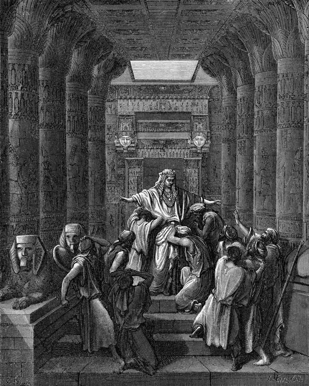József újra találkozik testvéreivel alkotó: Gustave Dore