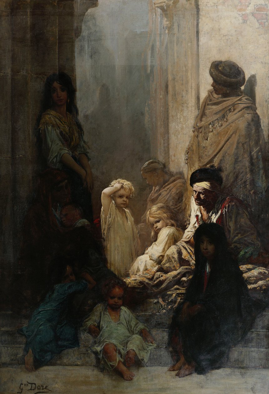 La Siesta - Emléktárgy Spanyolországból, 1868 alkotó: Gustave Dore