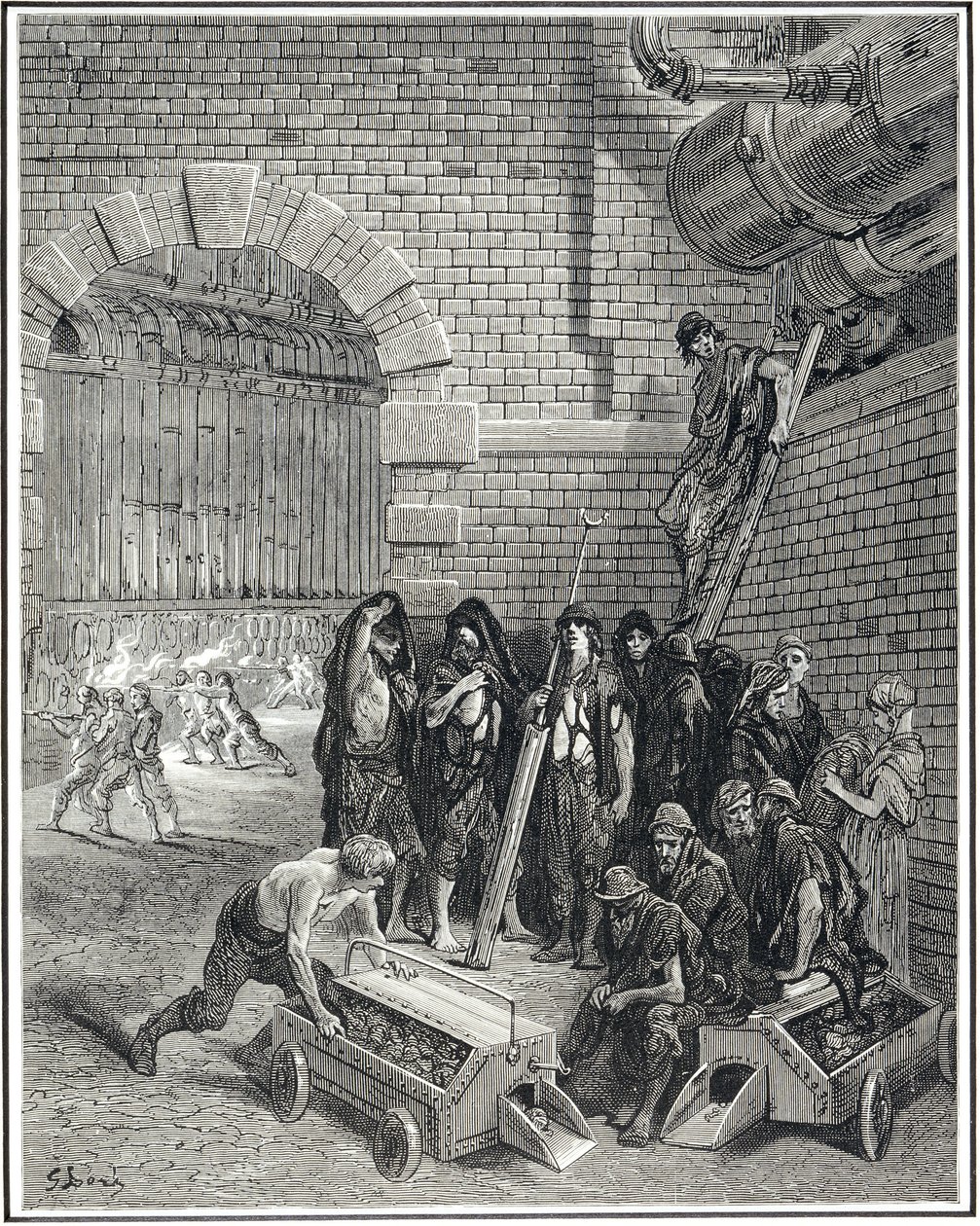 Lambeth Gázgyár, 1872 alkotó: Gustave Dore