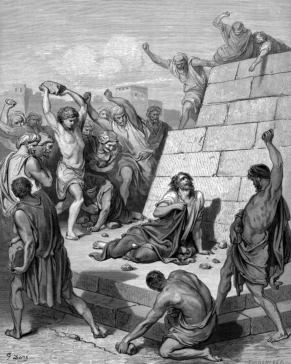 Szent István vértanúhalála, 1866 36 alkotó: Gustave Dore