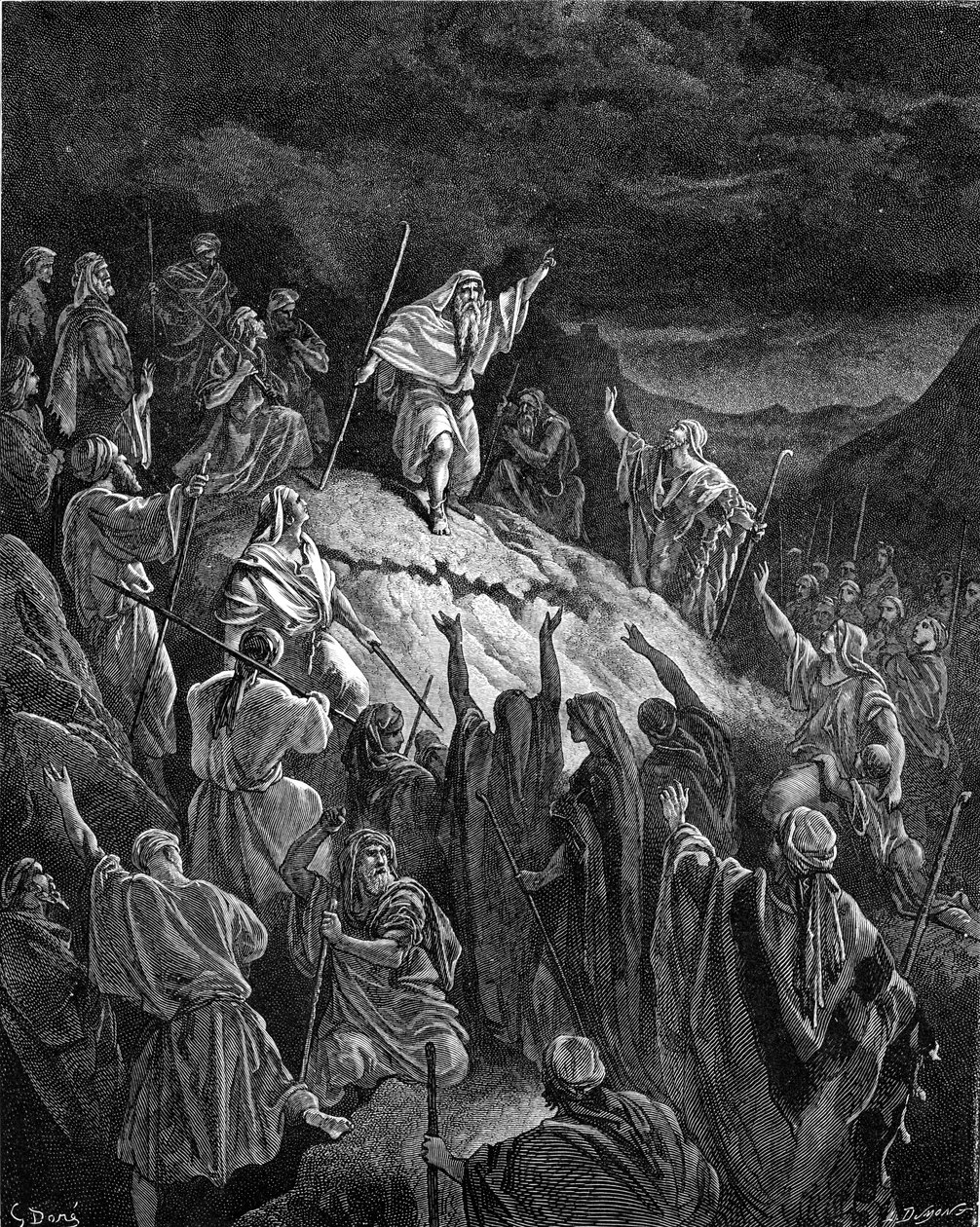 Mattathias felhívás a zsidó menekültekhez – Biblia alkotó: Gustave Dore