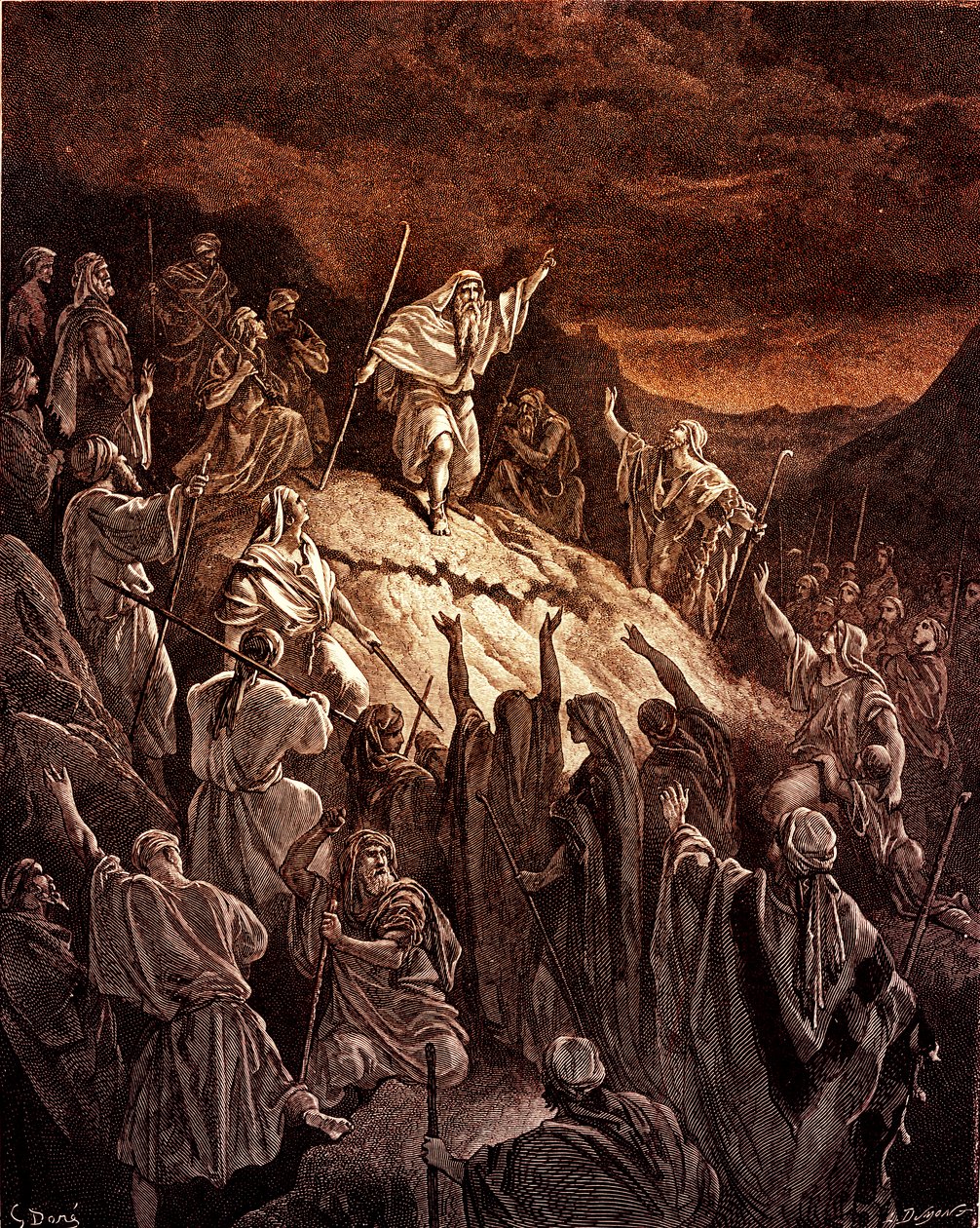 Mattathias felhívás a zsidó menekültekhez, Doré - Biblia alkotó: Gustave Dore