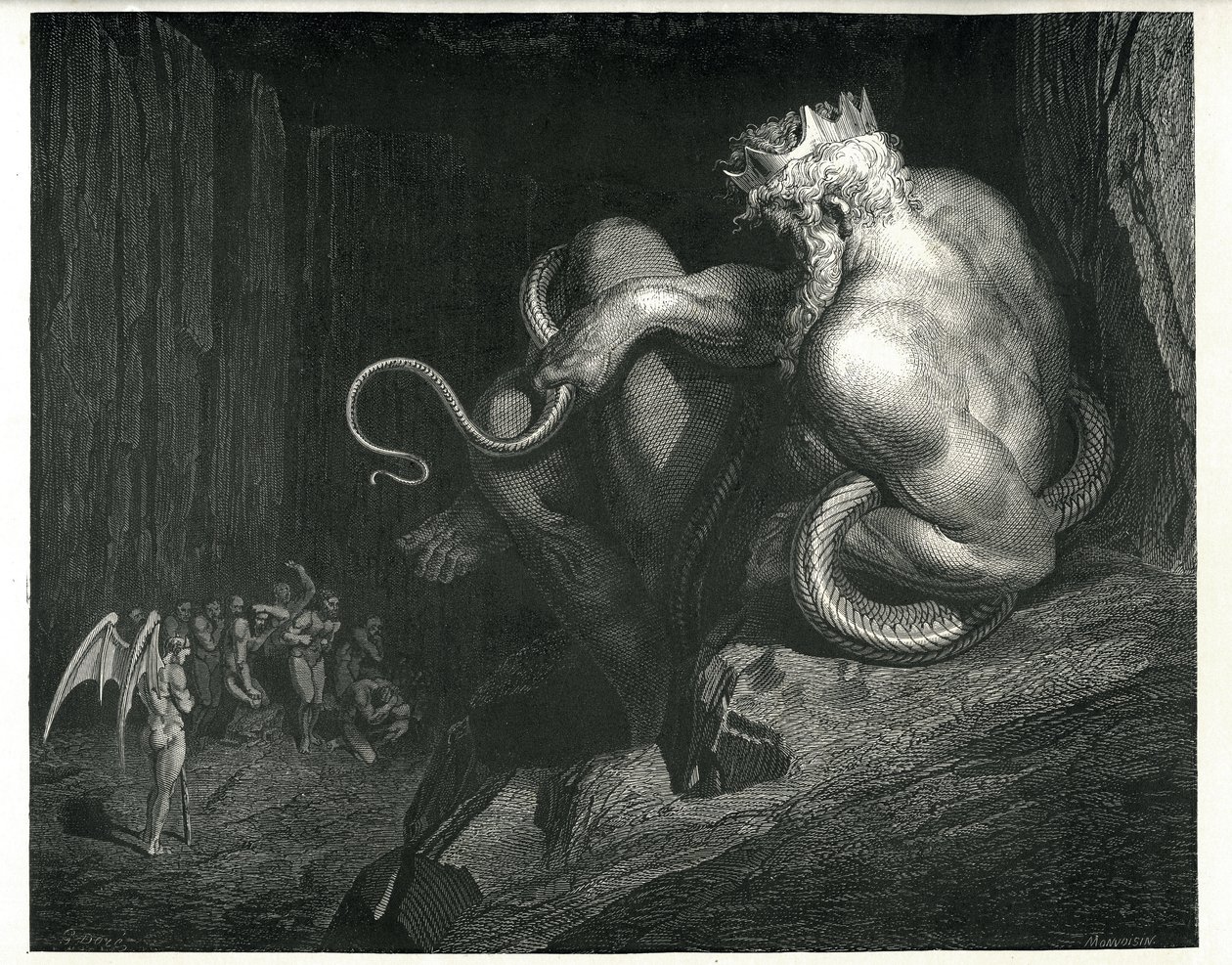 Minos: Dante Alighieri Az Enferből alkotó: Gustave Dore