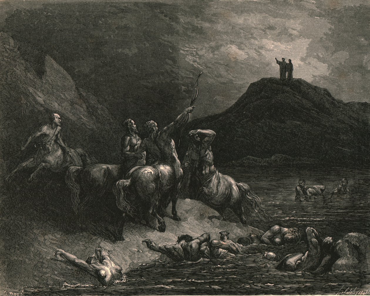 Az egyik messziről kiáltott: Mondd, milyen fájdalomra ítélsz, c1890. alkotó: Gustave Dore