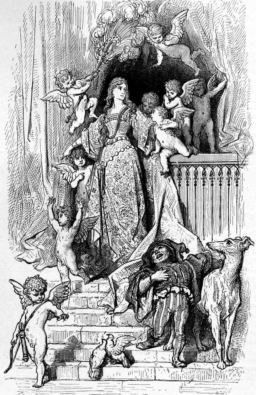 "Orlando Furioso", Ludovico Ariosto alkotó: Gustave Dore