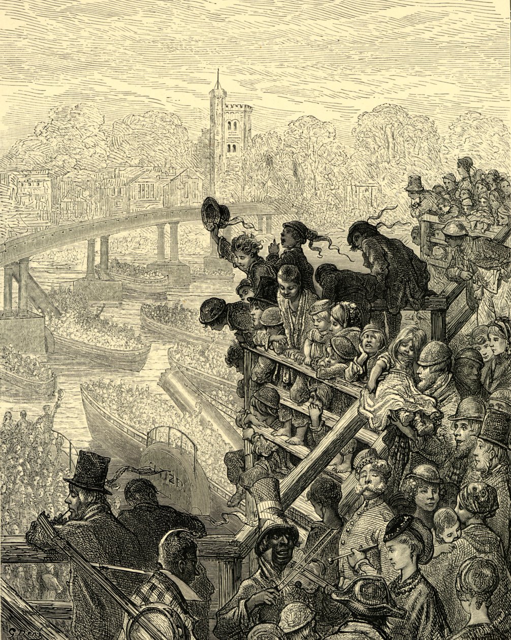 Oxford és Cambridge hajó alkotó: Gustave Dore