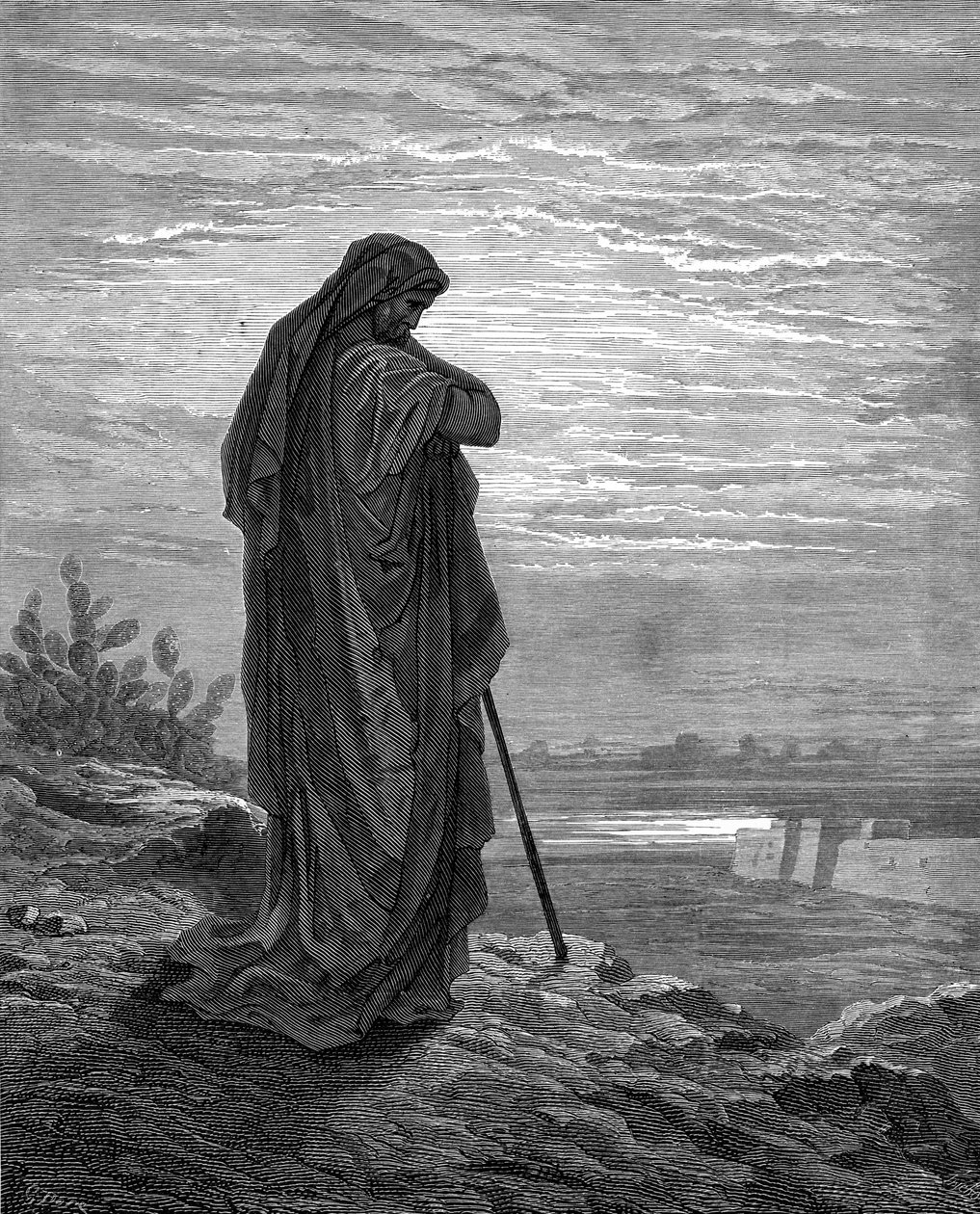 Amos próféta, Gustave Doré metszete – Biblia alkotó: Gustave Dore