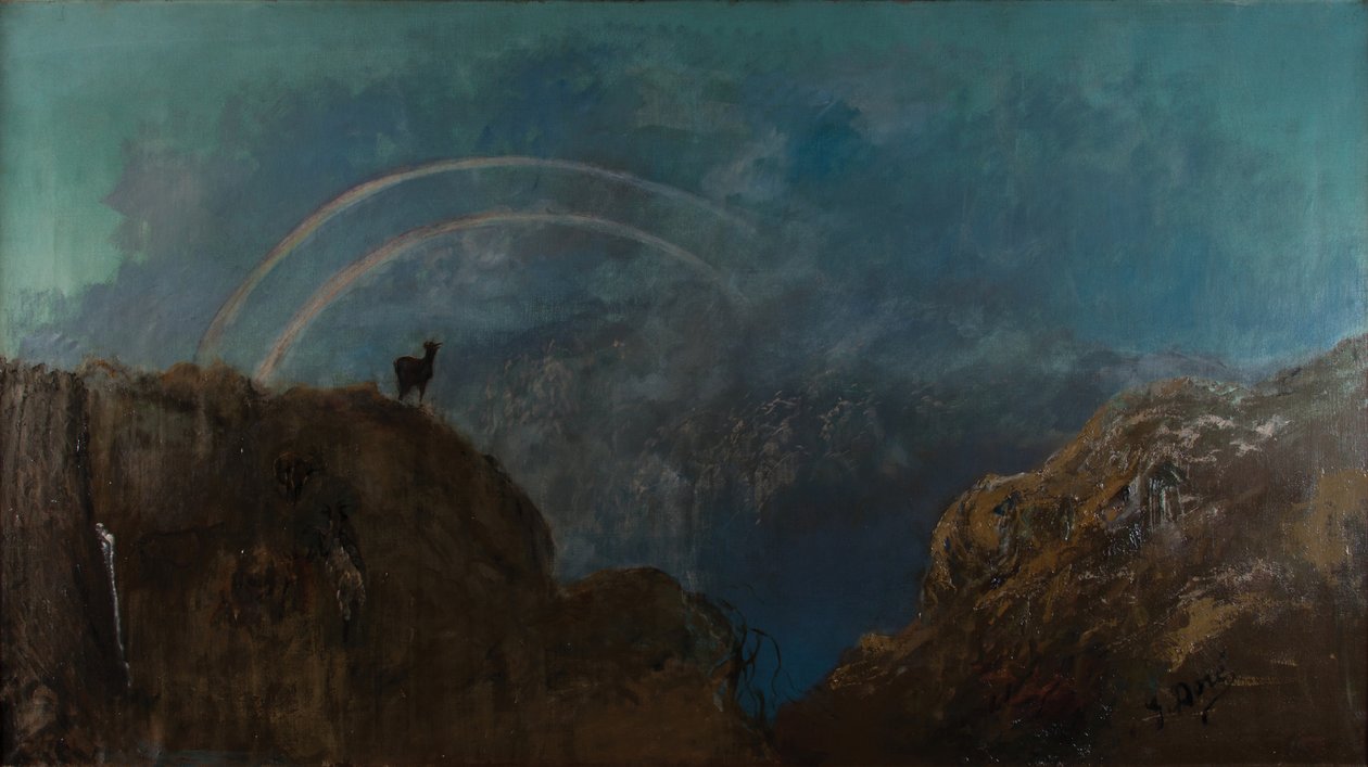 Rainbow landscape alkotó: Gustave Dore