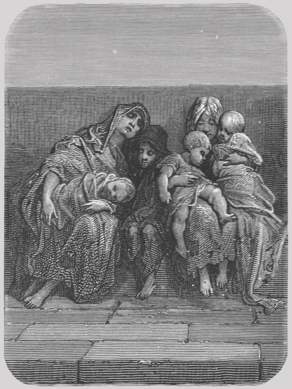 „Pihen a hídon”, 1872. alkotó: Gustave Dore