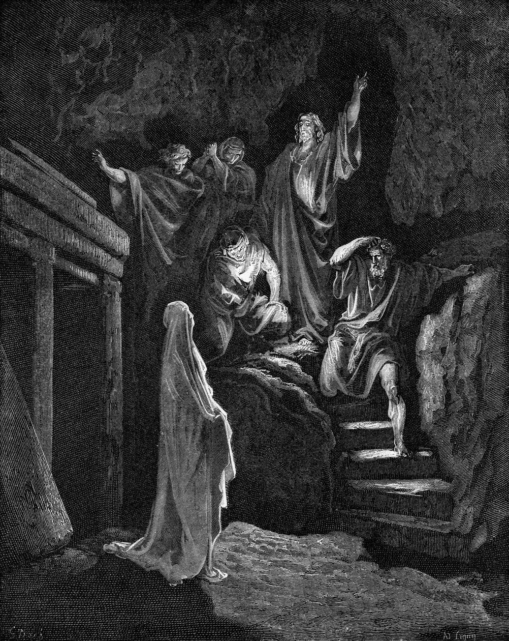 Lázár feltámadása alkotó: Gustave Dore