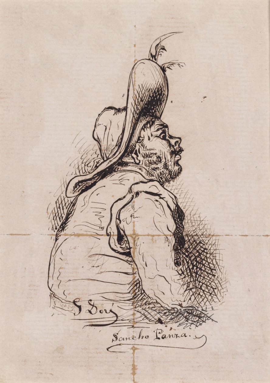 Sancho Panza alkotó: Gustave Dore