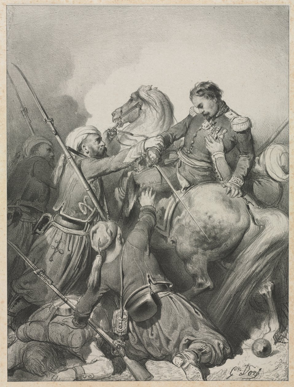 Szardíniai tiszt alkotó: Gustave Dore