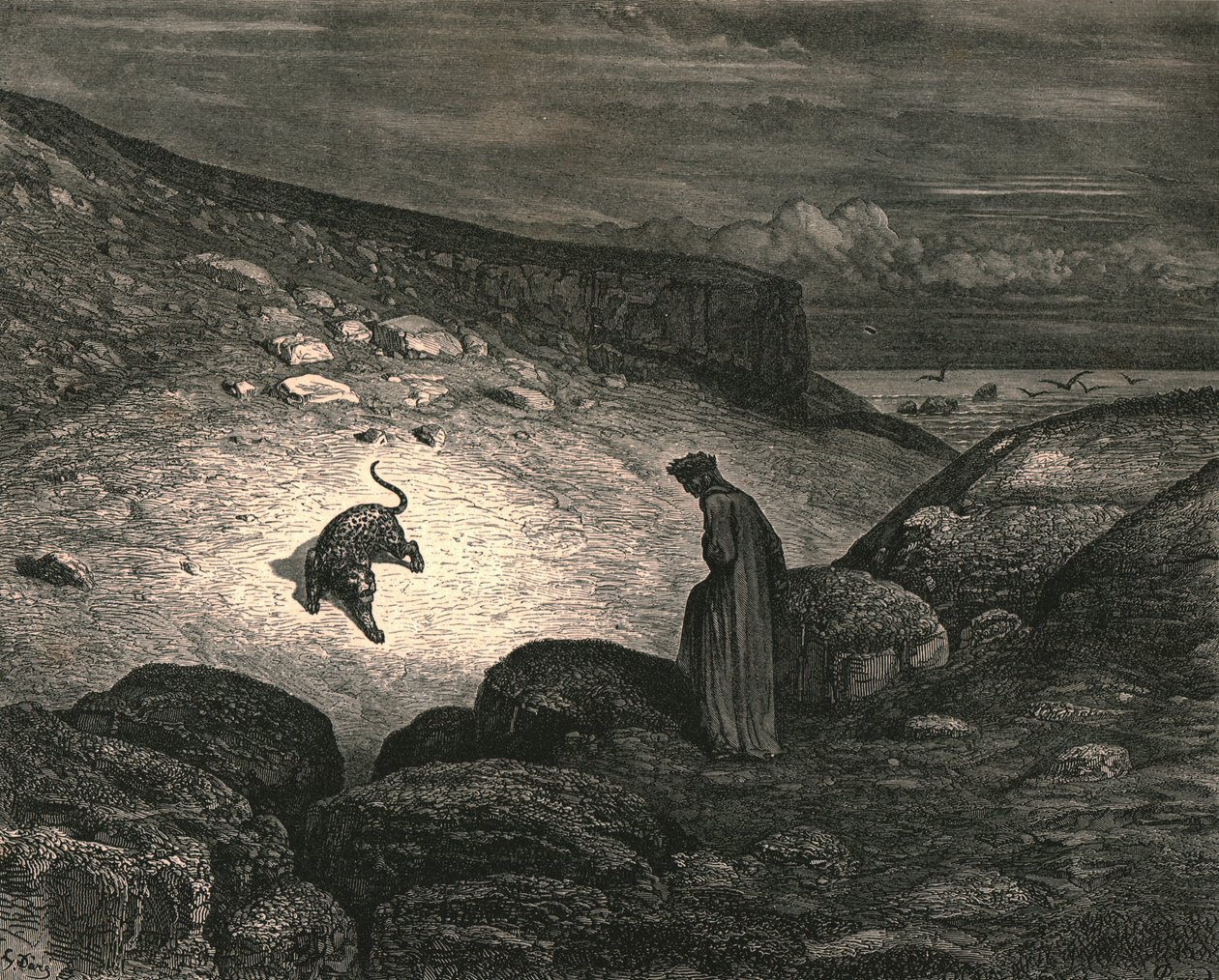 Alig kezdődött az emelkedés, 1890 körül. alkotó: Gustave Dore