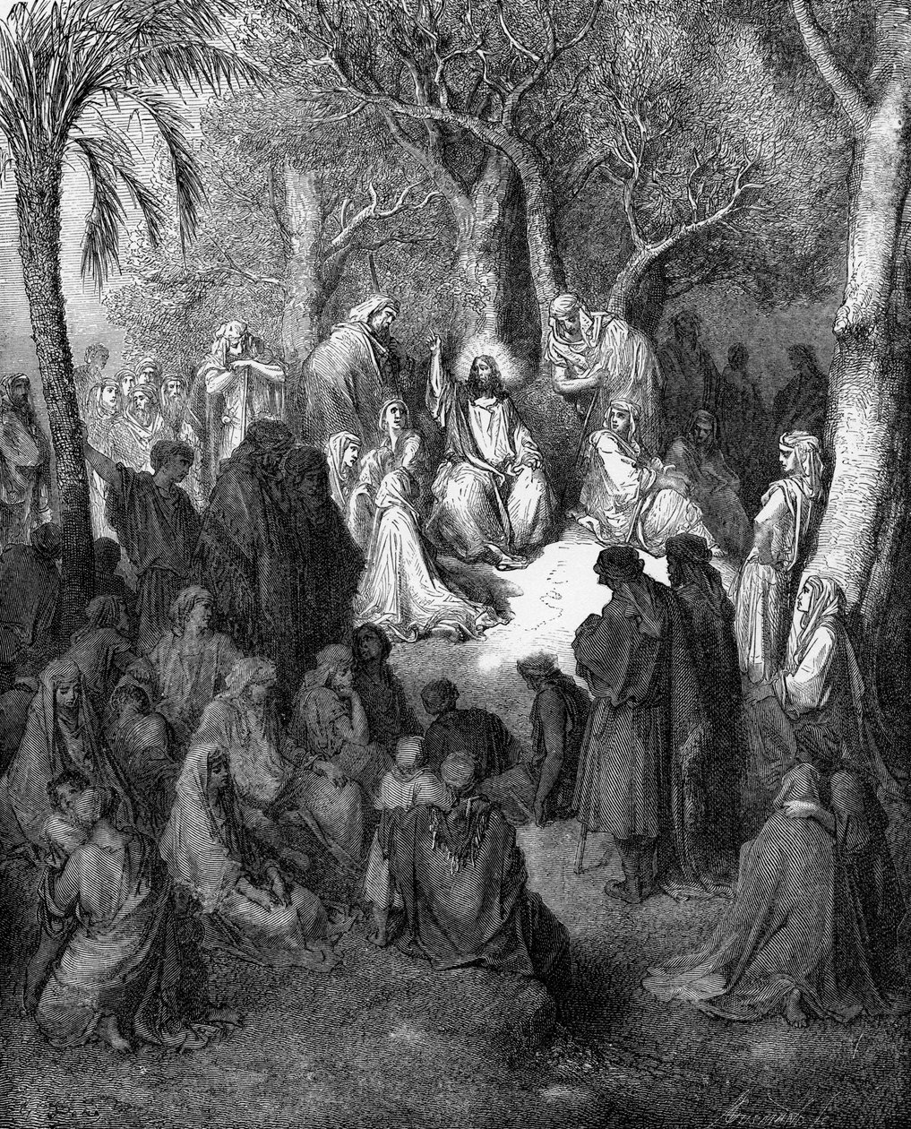 Hegyi beszéd alkotó: Gustave Dore