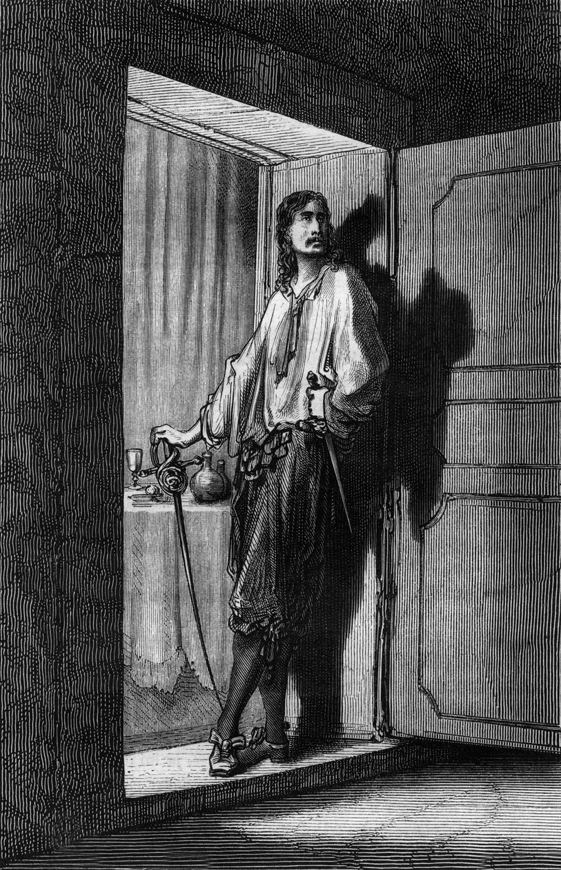 Sigognac, Gustave Dore illusztrációja TheophileGautier Fracasse kapitány című könyvéhez alkotó: Gustave Dore