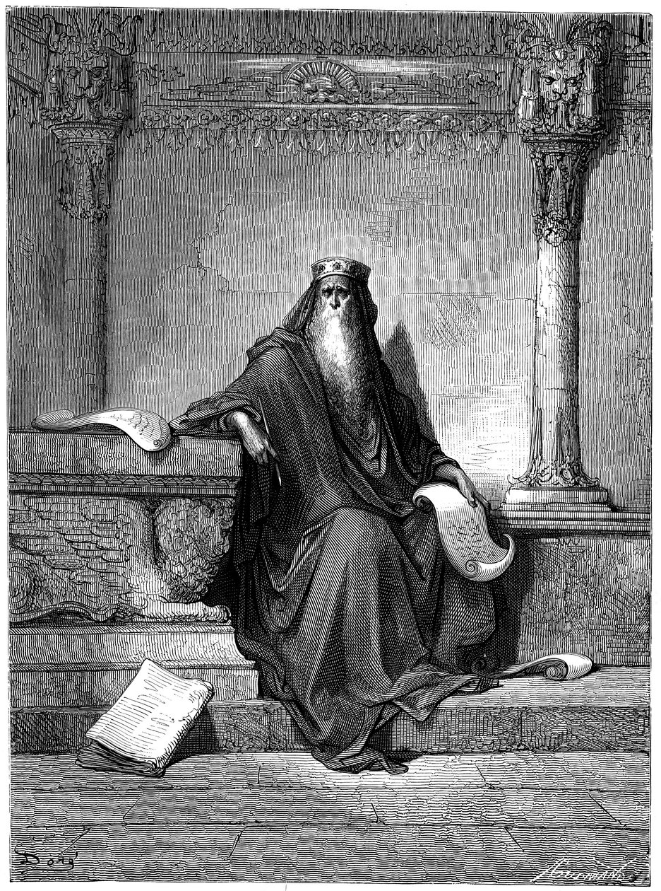 Salamon - Gustave Dore (1832-1883) illusztrációja A Bibliához (1866) - alkotó: Gustave Dore