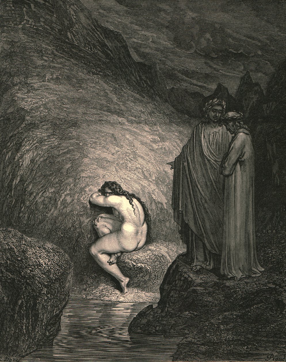 Ez a nyomorult Myrrha ősi lelke, 1890. alkotó: Gustave Dore