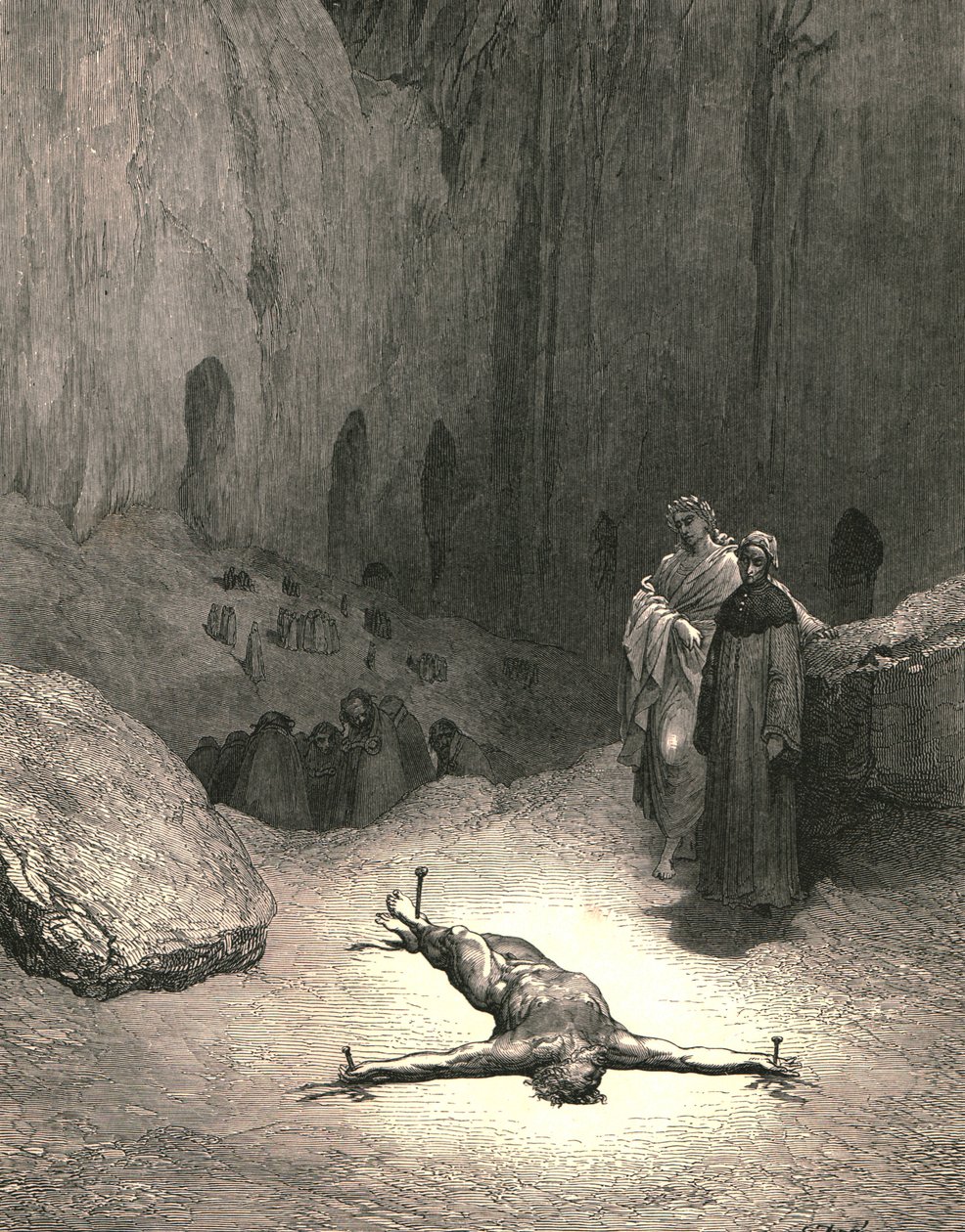 Ez az áttört szellem... ő adta a farizeusok tanácsát, 1890. alkotó: Gustave Dore