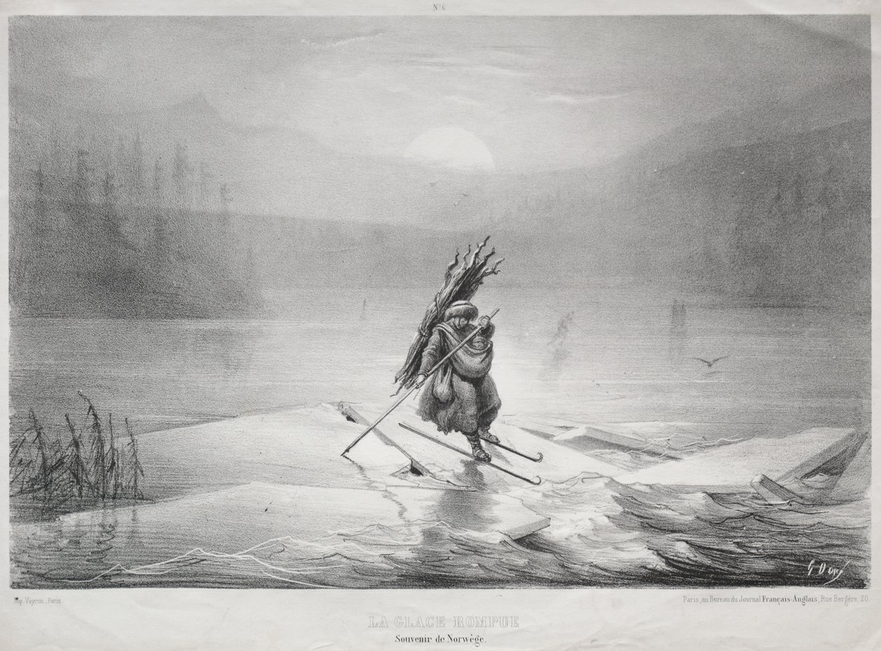 The Breaking Ice, Norvégia szuvenírje alkotó: Gustave Dore